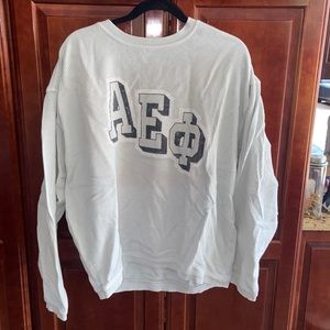 Alpha epsilon phi aephi Charles river crewneck
